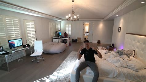 My New Room Tour Master Bedroom Faze House La Youtube
