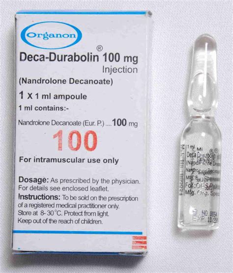 Buy Deca Durabolin Nandrolone Decanoate 100mg 1 Amp Organon