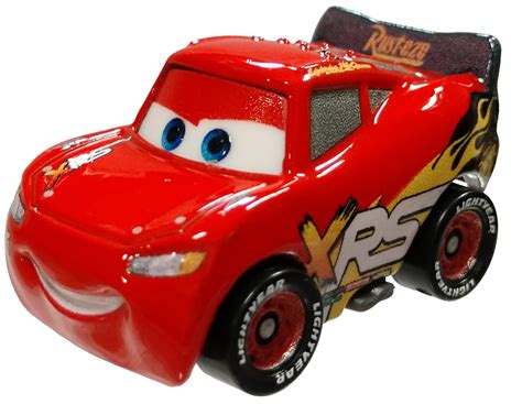Disney Pixar Metal Mini Racers Xrs Lightning Mcqueen Die Cast Car [no Packaging]