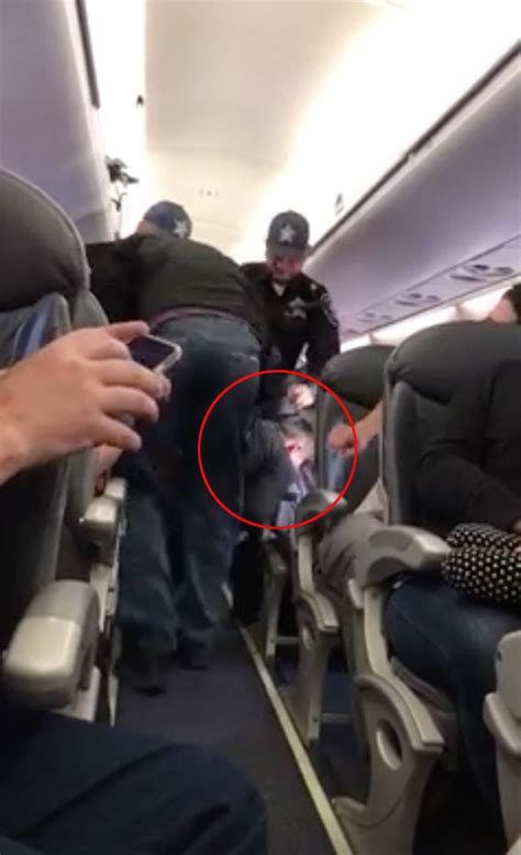 United Airlines Passenger Forcibly Dragged Off Overbooked Flight In