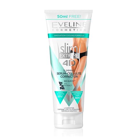 buy eveline cosmetics slim extreme 4d concentrated cellulite slimming hot cream fast burning