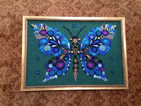 Butterfly Crewel Embroidery Penelope Crewel Embroidery Kits Crewel