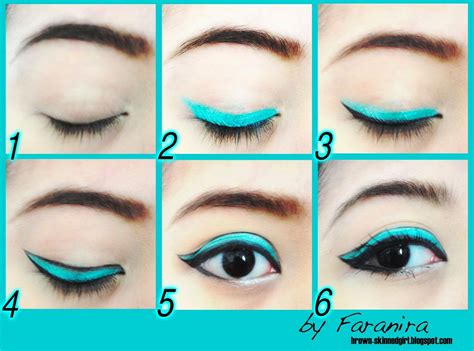 For the women with round eyes, the eyeshadows are generally given a darker corner on the inner side. how to apply pencil eyeliner step by step pictures - Google Search | Blue eye makeup, Pencil ...