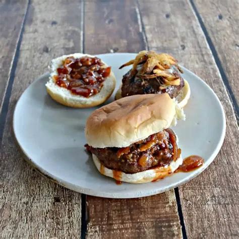 Allow to cool to room temperature. Burgers with Bacon Bourbon Burger Sauce Recipe | Yummly ...