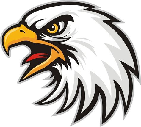 Mascot Head Of An Eagle Vector Premium Download