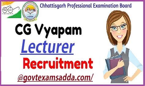 Malaysian allied health sciences academy sdn bhd. CG Vyapam Lecturer Recruitment 2019, CPEB 3177 Lecturer ...