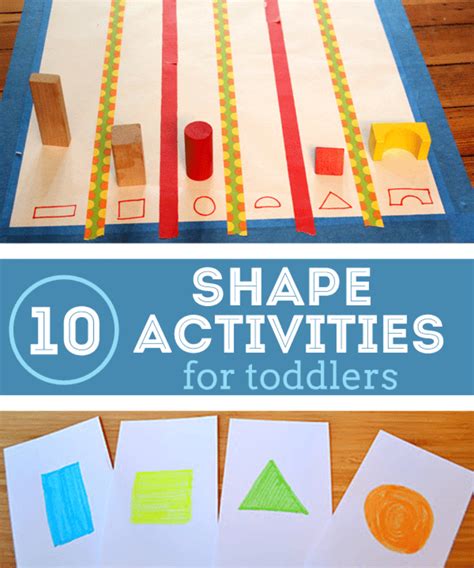 10 Shape Activities For Toddlers Its Hip To Be Square Things I