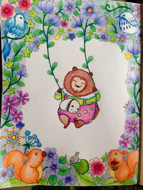 50+ great coloring pages for kids and teens Coloring book A Million Bears. Lulu Mayo. | Coloring books ...