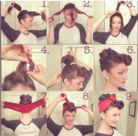 for my rosie the riveter halloween costume rockabilly hair hair styles pin up hair