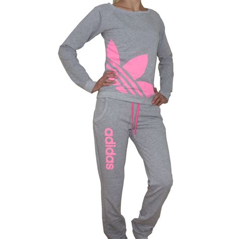 Pink And Gray Adidas Track Suit Tracksuit Women Adidas Outfit Workout Clothes