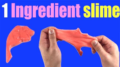 Polyvinyl alcohol is the same active ingredient in the glue used to make slime, meaning it's a perfect substitute. 1Ingredient Slime That Works!! Without Glue, Face mask or Borax Slime