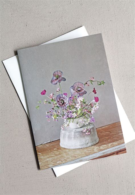 Fine Art Floral Greeting Cards Pack Of 10