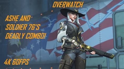 Ashe And Soldier 76s Deadly Combo Overwatch Youtube