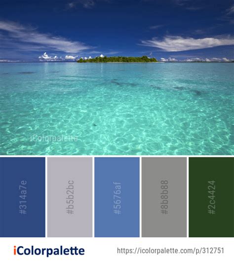 Color Palette Ideas From Sea Coastal And Oceanic Landforms Ocean Image