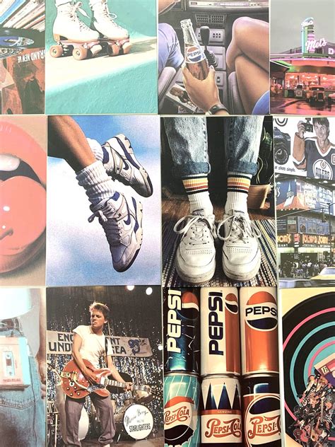 A 50 Pcs 80s Retro Wall Collage Kit Will Be Sent To You If You Want To
