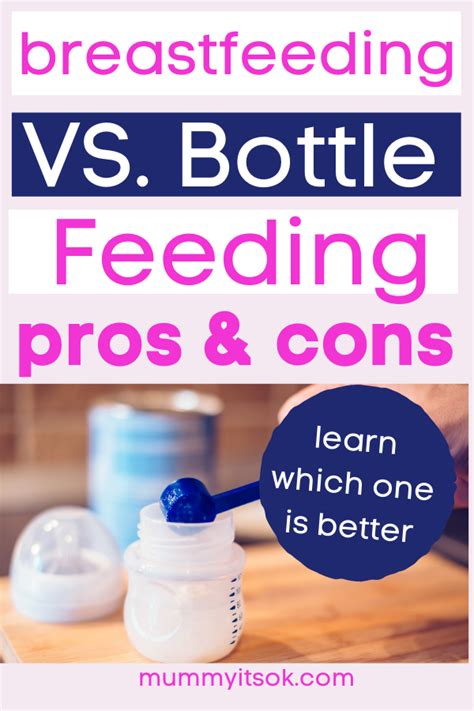 Breastfeeding VS Bottle Feeding The Pros And Cons Of Each Bottle Feeding Breastfeeding