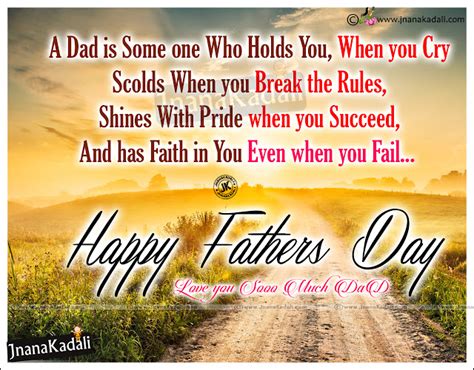 Spread the lovein the first place everyone wants to live peaceful and satisfied life. Happy Fathers Day Quotations in English | JNANA KADALI.COM ...