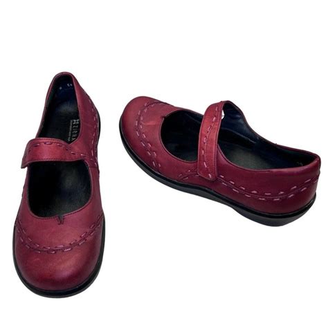 Ziera Shoes Ziera Gummibear Mary Jane Rouge Red Leather Comfort