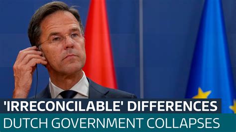 dutch prime minister and entire cabinet resign over migration policy deadlock latest from itv news