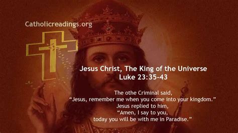 Jesus Christ The King Of The Universe Solemnity Bible Verse Of The Day