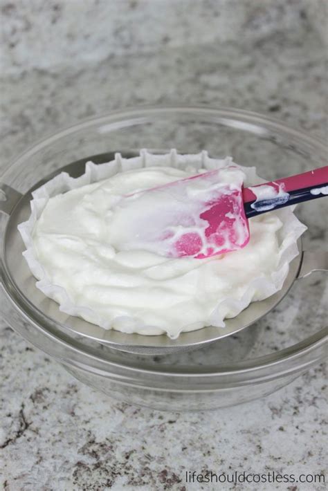 Check spelling or type a new query. How to make cream cheese out of greek yogurt. | Home made ...