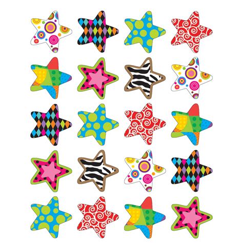 Fancy Stars Stickers Tcr5179 Teacher Created Resources