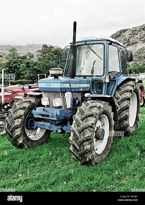 A Ford 7810 Tractor Stock Photo Alamy
