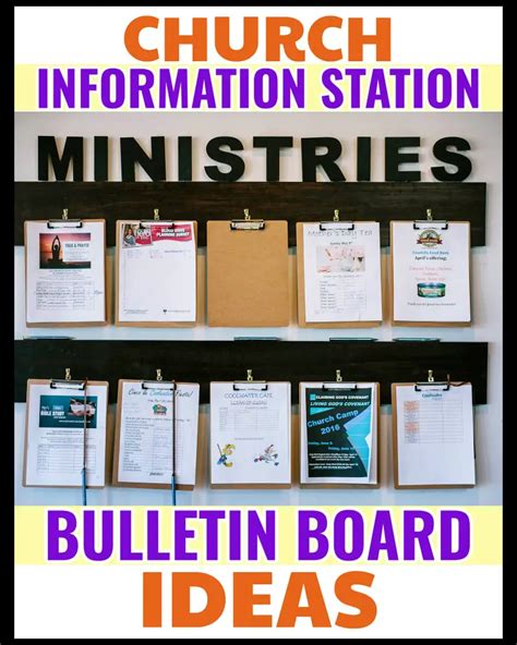 Church Information Bulletin Board Ideas New For September 2023