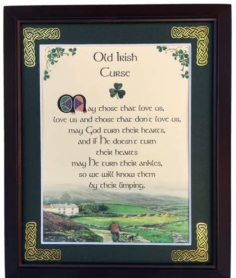 Old Irish Curse May Those That Love Us Love Us Personalized Etsy