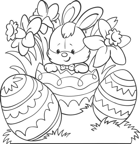 Free Easter Pages Coloring Pages