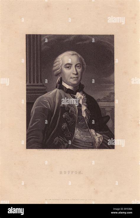 Georges Louis Leclerc Comte De Buffon 17071788 French Naturalist