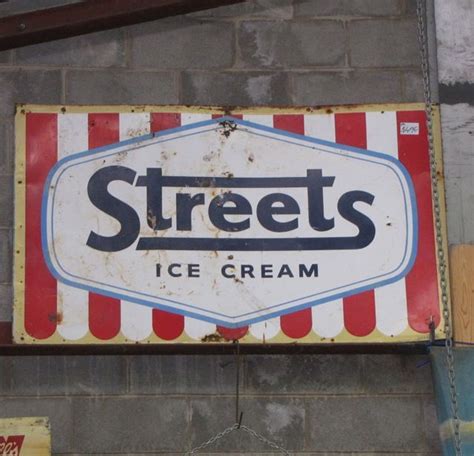 Vintage Streets Icecream Milkbar Sign Retro Signage Australian