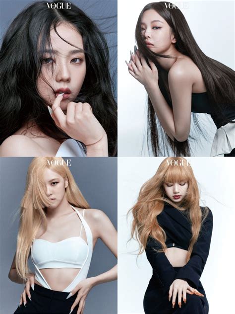 Blackpink Vogue Korea Em 2021 Kim Jennie Garotas Fotografia Rosto