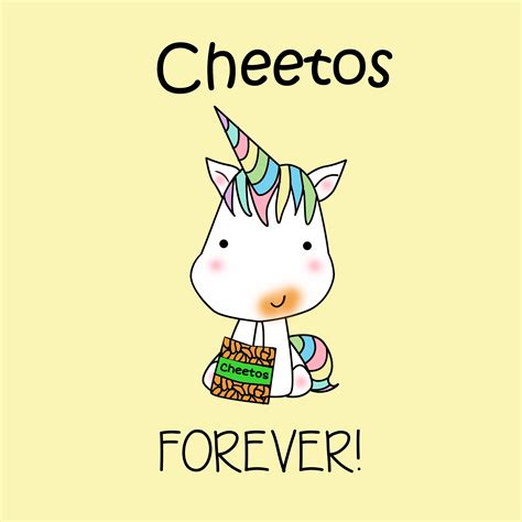 Unicorn Kawaii Unicornio Cheetos Unicornios Y Sirenas Unicornio