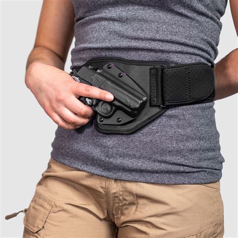 Tactical Concealed Pistol Carry Holster Padded Handgun Holder Pouch Waist Belt Invisible