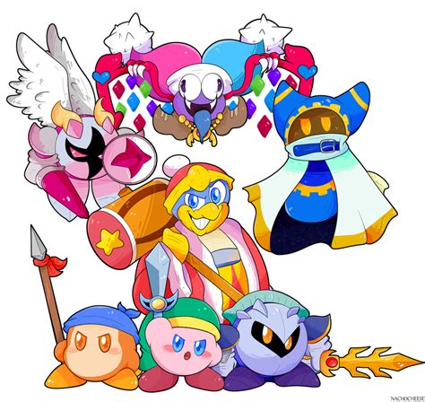 Kirby And The Gang By Nacho Cheese1 On