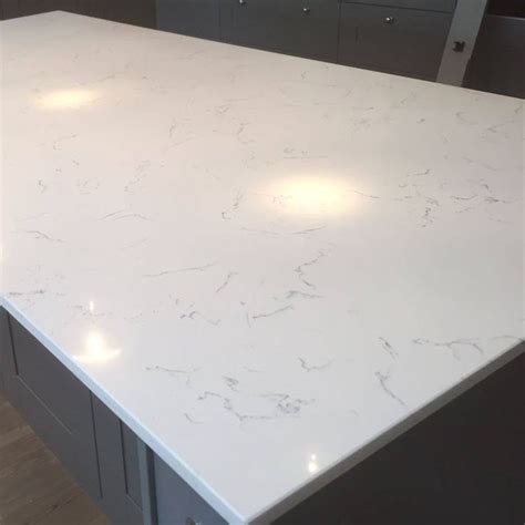 White Carrara Quartz Countertop Quartz Kitchen Countertops Quartz