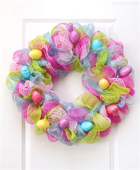 Easter Egg Mesh Wreath How To Nest For Less™