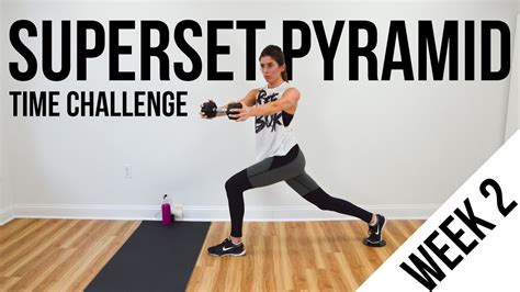 Superset Pyramid Time Challenge Workout Week 2 Slider Exercises