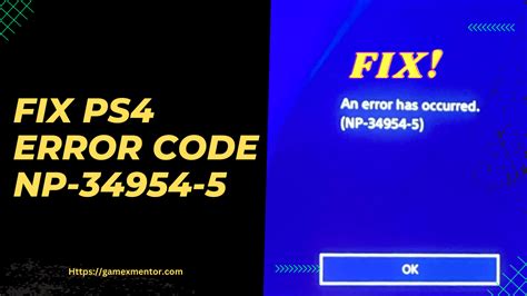 How To Fix Ps Error Code Np