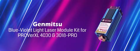 Genmitsu 55w Blue Violet Light Fixed Focus Laser Module Kit For 3018
