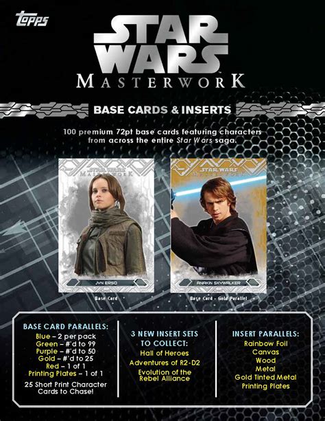 Star wars topps trading cards orange series 1977 #286. 2017 Topps Star Wars Masterwork Trading Cards - Go GTS