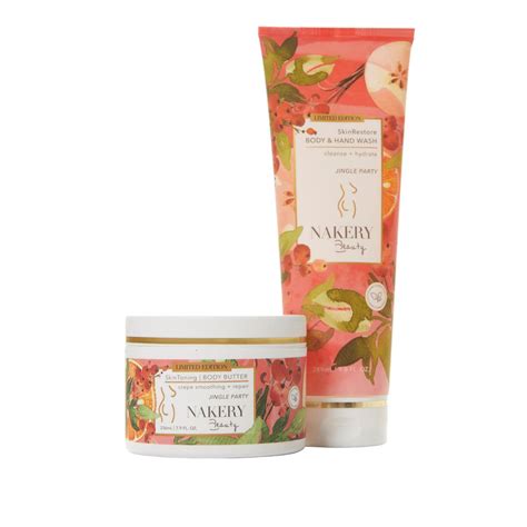 Nakery Beauty Body Butter Body Wash Set 10088438 HSN