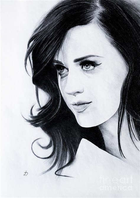 Katy Perry Pencil Drawing