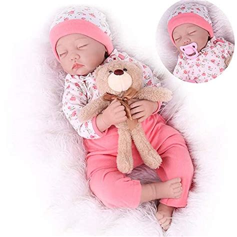 Charex Realistic Reborn Baby Dolls Girl Sleeping 22 Inch Lifelike