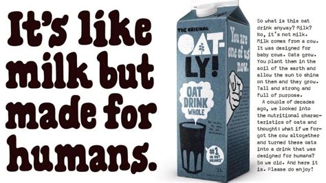 Choose from contactless same day hello, target shopper. Oatly Vegan Milk Commerical Launches on UK Channel 4's On ...