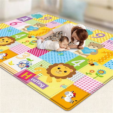 Swimwear & dayout safe play toyz introduce september 30, 2014; 79''x71''x0.4'' Double-sided Crawling Mat Baby Toddlers ...