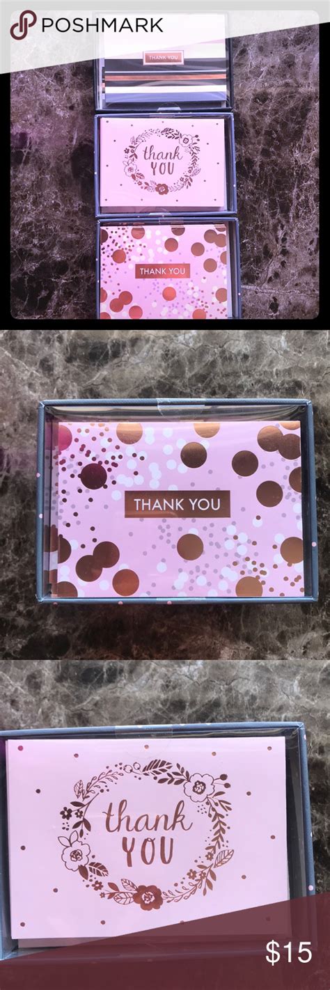 Clementine Paper Inc Thank You Cards Gorgeous Rose Gold Thank You Cards Very Beautiful Design