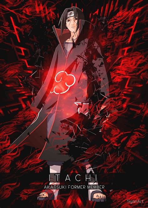 Red Cloud Ilusion Ninja By Syanart Anime Akatsuki Naruto Uzumaki Art