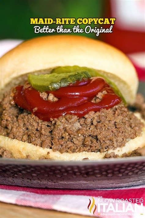 Ground beef is a simple ingredient that add depth to soups, appetizers and sauces. The classic Maid-Rite is a loose meat sandwich made with perfectly seasoned, tender slow-cooked ...